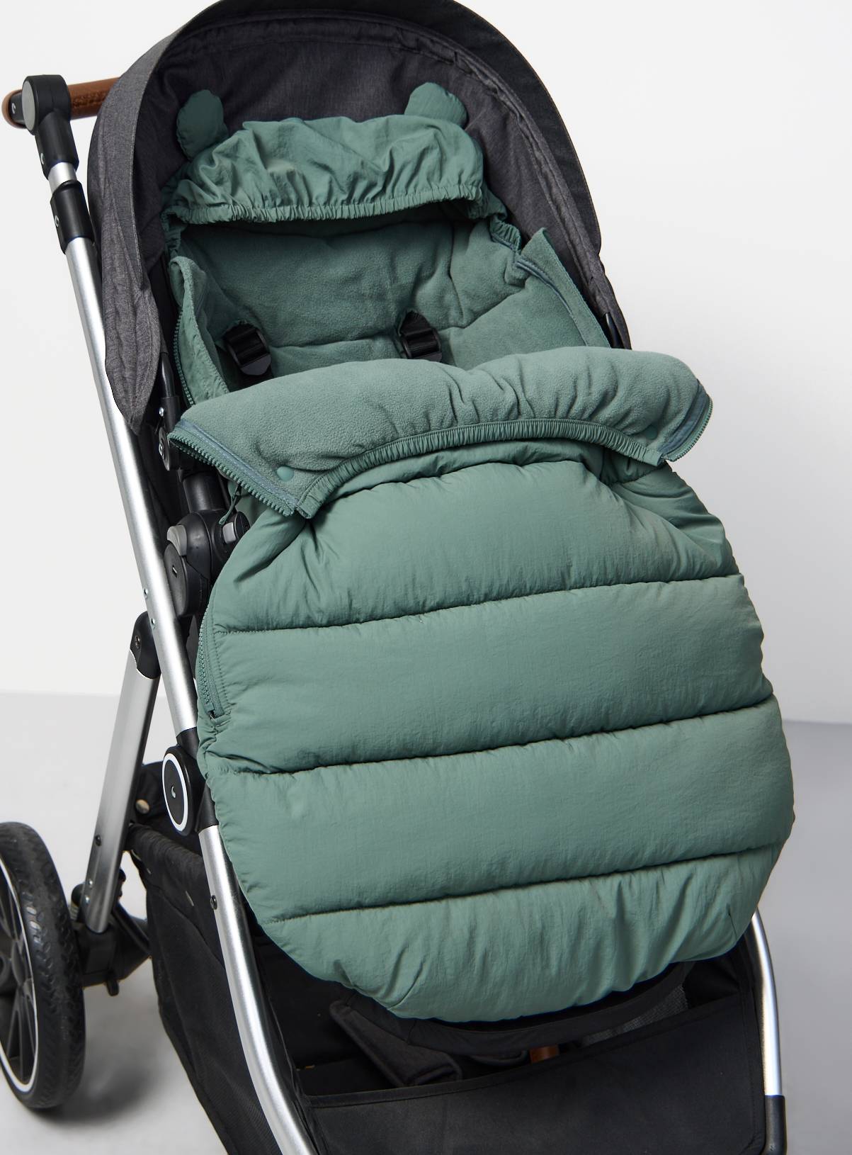 Forest Green Quilted Footmuff One Size - Image 1